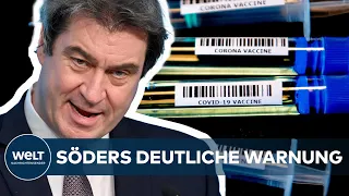 MARKUS SÖDER: Corona-Impfstoff Sputnik V - Bayerns Ministerpräsident erhöht den Druck I WELT News