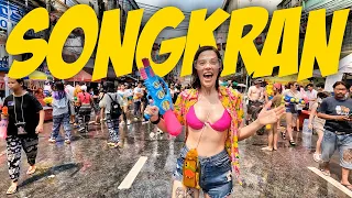 Wet n Wild in Bangkok 🇹🇭 Songkran 2023 (Khao San Road, Soi Cowboy, Silom)