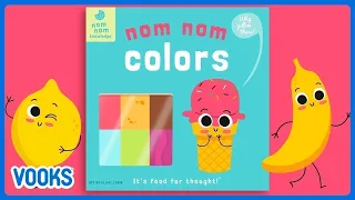 📚Children's Book Read Aloud: Nom Nom Colors! | Vooks Narrated Storybooks