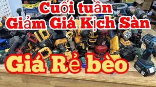 Lại Sale Rẻ Bèo Máy Khoan, Máy Siết Ốc, Quạt Pin Mùa Nóng | Cu Bờm Tv