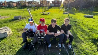 Playing hockey at school with friends game 2