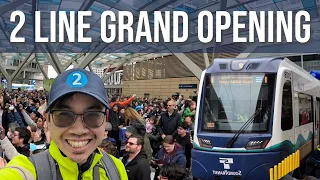 Sound Transit's 2 Line Grand Opening on the Eastside: Visiting All Eight New Stations Vlog