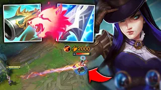 Sniper Caitlyn got a buff and her ult scales with crit now! (RIOT MESSED UP)