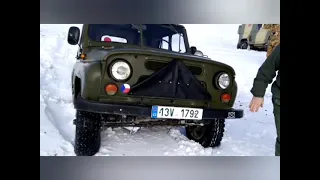 Zimní výjezd Habartice Iltis,Defender, Uaz