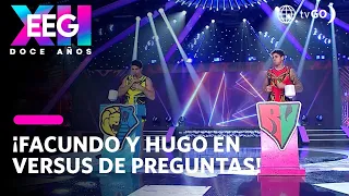 EEG 12 años: Facundo Gonzales y Hugo García en versus de preguntas culturales (HOY)