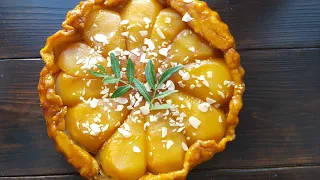 Рецепт ПРОСТОГО ПИРОГА с ГРУШАМИ в карамели🍐ТАРТ ТАТЕН🍐pear tart taten