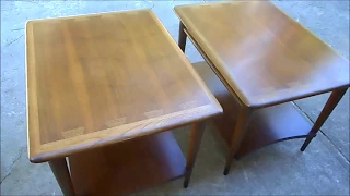 Preserving Original Finish on Lane Acclaim Tables from 1965