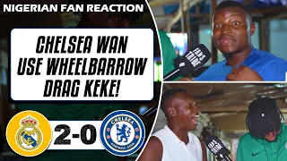 REAL MADRID 2-0 CHELSEA  ( Godfrey & Fresh- NIGERIAN FAN REACTION)-CHAMPIONS LEAGUE HIGHLIGHTS 22-23