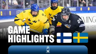 Highlights: Finland vs Sweden | 2024 #U18MensWorlds