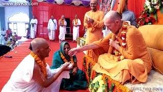 Diksha Samaroh, H H Bhakti Vikasa Swami, 29 Oct 2017 Vrindavan