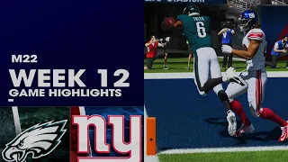 Eagles vs. Giants Week 12 Highlights | M22