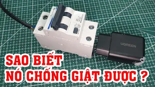 Nhiều người mua CB chống giật mà vẫn giật chết người vì không biết nó có chống giật được hay không