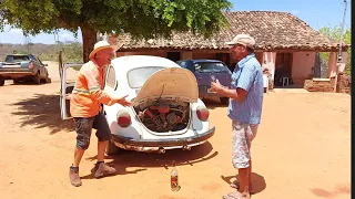 bastidores Seu Mané da cachaça o fusca de seu Antonio!!