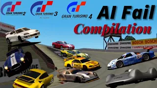 Car Wash/GT Auto Music over AI Cars Suffering in Gran Turismo 2,3,4