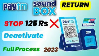 How To Deactivate Paytm Soundbox Telugu 2023 | Paytm Soundbox Return Ela Cheyali