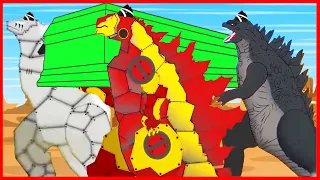 MECHA GODZILLA & IRON GODZILLA vs Legendary Godzilla - Coffin Dance Meme Cover