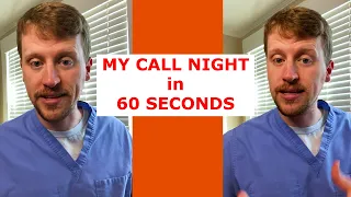 My Overnight Call Shift in 60 Seconds (GI Doctor)