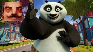 Hello Neighbor - My New Neighbor Big Kung Fu Panda Po History Gameplay Walkthrough