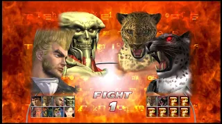 tekken tag tournament || tekken tag team battle 8vs8 yoshimitsu paul and king armor king