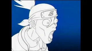 Naruto utiliza el jutsu sexy con Iruka