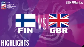 Finland vs. Great Britain - Game Highlights - #IIHFWorlds 2019