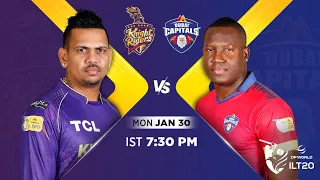 Full Match 22 - 30/01/2023 - AD Knight Riders V/S Dubai Capitals - 20:20 Cricket - ILT20 - 2023