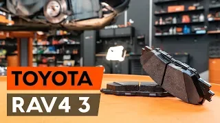 Cómo cambiar los pastillas de freno delantero en TOYOTA RAV 4 3 (XA30) [VÍDEO TUTORIAL DE AUTODOC]