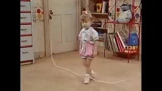 Funny Skip rope Jumping with Little Mary-kate Olsen