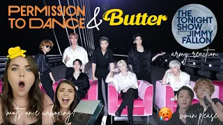 BTS: The Tonight Show Permission to Dance and Butter Reaction | WAS MY WELLBEING EVER CONSIDERED????