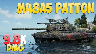 M48 Patton - 5 Kills 9.8K DMG - Didn't hit! - World Of Tanks