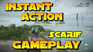 Star Wars Battlefront 2 - Instant Action: Missions Attack (Scarif + Epic Cycler Rifle Gameplay)