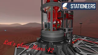 Stationeers Let's play Mars 42 Crater 2... I mean, Rocket 2 ready for launch.
