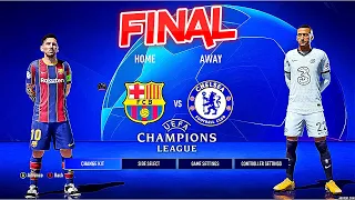 FC BARCELONA - CHELSEA | Final Champions League Ultimate Difficulty Next Gen MOD PS5 No Crowd