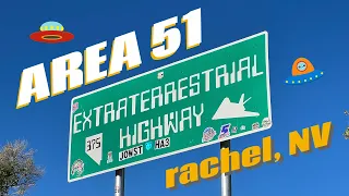 AREA 51 BACK GATE - Rachel, NV - Extraterrestrial Highway 2023 UFO Hotspot Little AleInn