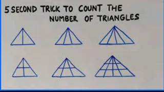 Best Trick for counting triangles |Triangle Reasoning|