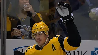 Evgeni Malkin records 1,000th point on Kessel's power-play goal