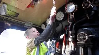 Blowing 60163 Tornado's whistle! 20th april 2013