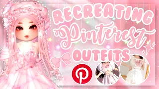 Recreating Pinterest Outfits in Royale High 🎀🌷✨ | Royale High Roblox