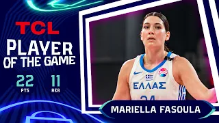 Mariella Fasoula (22 PTS) | TCL Player Of The Game | Greece vs Latvia | FIBA #EuroBasketWomen 2023