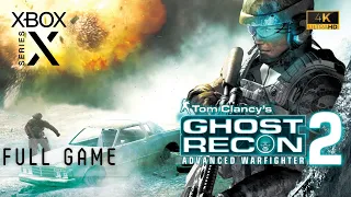 Ghost Recon: Advanced Warfighter 2 | Full Game | No Commentary | *Xbox Series X | 4K