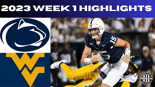 West Virginia vs #7 Penn State Football Game Highlights 9 2 2023