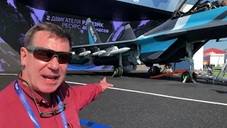 Russia's New MiG-35 Multi-Role Fighter at MAKS 2019.