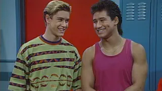 Zack Morris and A.C. Slater scenepack