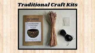 Coiled Basket Kit for Beginners- Pine Needle