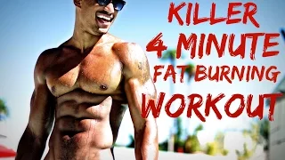 "Killer 4 Minute Fat Burning Workout" Lose Fat Fast With Tabata / Hiit Cardio