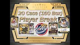 CASES #1-10   -   2022 Topps FIVE STAR 20 Case (160 Box) Player Break eBay 12/24/22