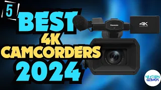 👌Best 4K Camcorders 2024 : ✅Don't Buy Until You WATCH This!