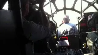 B29 Cockpit during final approach.