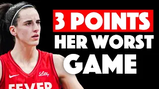 Caitlin Clark Scored 3 Points in her WORST Game as a Pro...