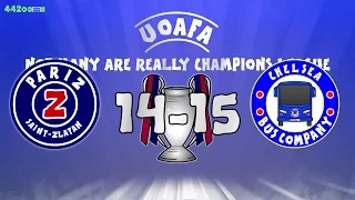 Chelsea vs PSG - 2014/2015 Highlights (Football Flashback UEFA Champions League Parody Cartoon)